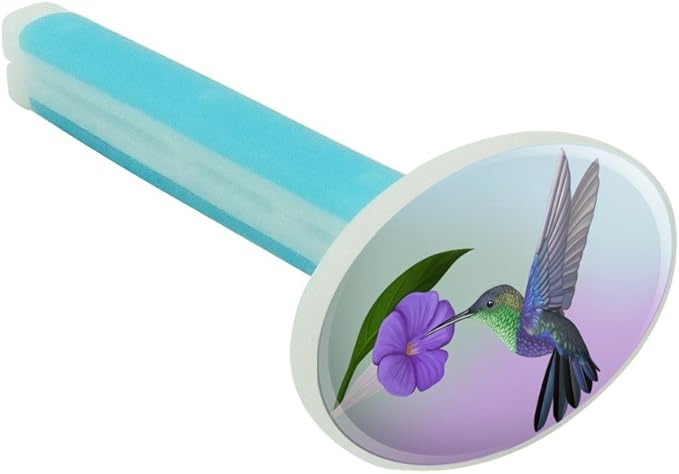 Hummingbird Crowned Woodnymph Purple Violet Car Air Freshener Vent Clip