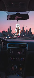 PumpCar car air freshener 2-piece double-sided Goku Ultra Instinct hanging cherry-scented for rearview mirror Car Interior Accessories Household Gifts…