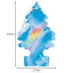 LITTLE TREES Car Air Freshener | Hanging Tree Provides Long Lasting Scent for Auto and Home | 24 Air Fresheners |Fire Rainbow