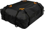 Car Roof Bag, Car Rooftop Cargo Carrier Bag, Rooftop top Cargo Carrier Bag Waterproof 15 Cubic feet for All Top of Vehicle with/Without Rack Includes Topper