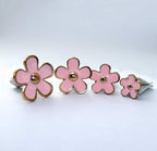 INEBIZ Cute Daisy Flowers Air Vent Decorations Clips Car Air Freshener Girly Charm Automotive Interior Aesthetic Decor Accessories for Women (Pink)