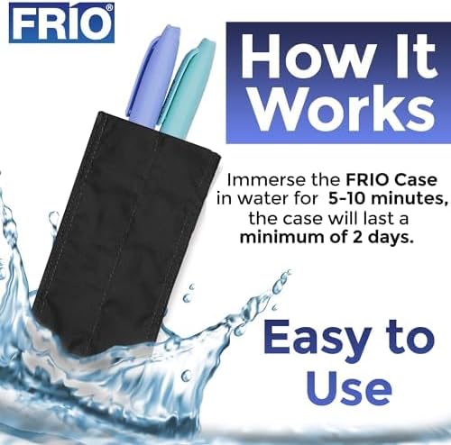 FRIO Cooling Wallet - Insulin Cooler for 45+ Hours of Stress Free On The Go - Purple - Individual