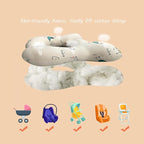 Baby Neck Pillows, Comfortable Baby Travel Head Neck Support for Car Seat Stroller Pushchair, Soft PP Cotton Travel Cushion for 0-2 Years Old Toddler Infant Newborn, Dogs