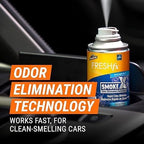 Armor All Fresh FX Smoke X Car Odor Eliminator, Car Air Freshener, Pack of 1 + Car Air Freshener, Smoke X by Armor All, Car Air Freshener and Purifier, 2 Oz Each Midnight Air Scent