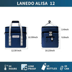 Lisa Lunch Soft Cooler 20/36 Can, Insulated Bag Portable Ice Chest Box for Lunch, Beach, Drink, Beverage, Travel, Camping, Picnic, Car, Trips, Cooler Leak-Proof