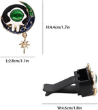 Astronaut Air Vent Clips Car Air Fresheners 2pcs Spaceman Moon Stars Car Decor Anime Car Accessories for Teens Bling Green Car Vent Clips Refillable Car Diffuser