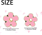 6 Pcs Daisy Flower Air Vent Clip Air Conditioning Outlet Clip Car Air Freshener Clip Car Interior Decor Charm Colorful Car Interior Accessories for Girls Women(Light Pink)