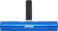 iPick Image for Jeep Car Vent Air Freshener Clip - Official Licensed Blue Aluminum with Adjustable Window + 10 Refill Sticks