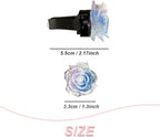 6Pcs Car Cute Colorful Big Flower Car Air Vent Clips Dashboard Decoration Air Freshener Interior Decor for Women Girl