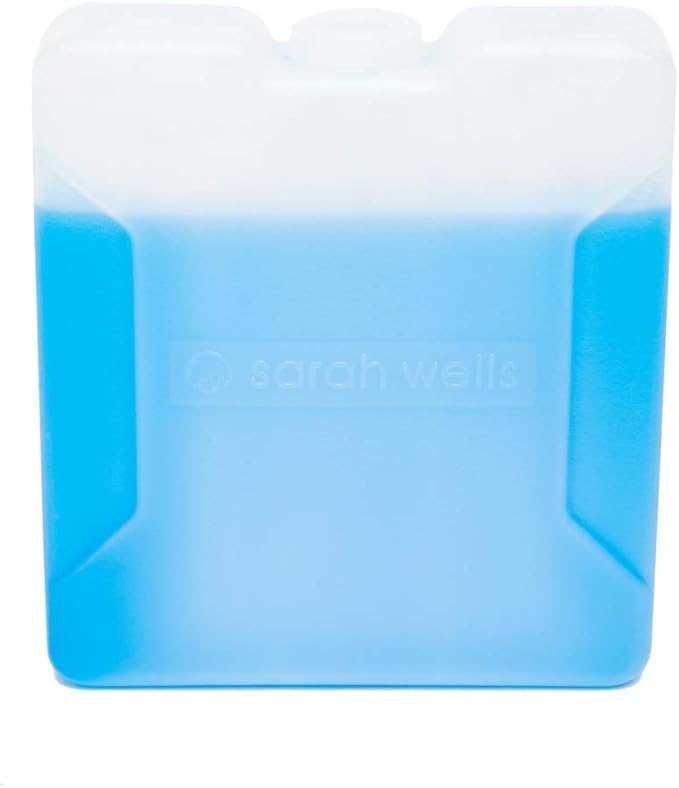 Cold Gold Breastmilk Cooler Bag with Safety Tested Ice Pack – Insulated Milk Storage for Work, Travel & Daycare – Fits Bottles & Parts – Durable, Washable, Safety-Tested Cooler for Moms (Berry Bloom)