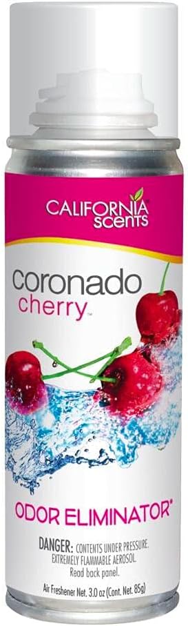 California Scents Car Fogger and Odor Eliminator (4 Packs, Coronado Cherry)