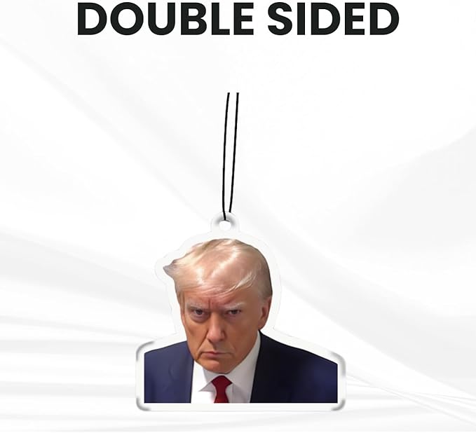 Donald Trump Car Air Freshner - Pack Of 3 Different Scents - Jail Mugshot