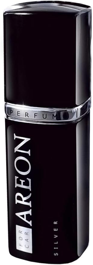 Areon Air Freshener Car Perfume 50 millileter 1.6 Fluid Ounces, Silver