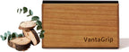 Original Wooden Car Air Freshener & Odor Eliminator - Long Lasting Teak Scent, Natural Essential Oils with Purifying Ingredients, Includes Metal Clip - Starter Kit