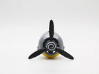 Fw-190 WWII Fighter Plane Car Air Freshener Vent Clip - Long Lasting 30-Day Cologne Scent, Rotating Propeller Odor Eliminator, Aviation Themed Auto Diffuser