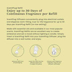 Yankee Candle Sicilian Lemon ScentPlug Refill, Zesty Citrus Essential Oil Air Freshener, Continuous Home Fragrance for Kitchen and Bath, 1 Fl Oz (Pack of 4)