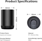 Smart Car Air Freshener 50ML Perfume Ultrasonic Mist Aromatherapy Diffuser Portable Humidifier for Car and Home Use Automatic Start and Stop 3 Modes 4 Freshness Principles(Shangri-La)