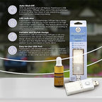 Belle Aroma® FlashScent™ USB Aromatherapy Bundle - for Car, Office, Home, and Travel - Includes 1 Pearl White Peppermint Oil Diffuser Kit, 1 Lavender FlashScent Essential Oil, and 7 Refill Pads