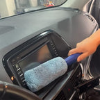 Wheel Brush, Microfiber Metal Free Wheel & Rim Brush Cleaner Brush for Wheel and Rim Detailing, No Scratching