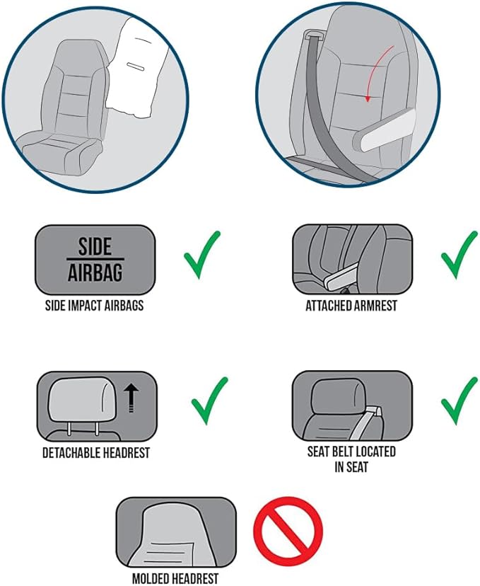 OGLAND Fluffy Sheepskin Car Seat Cover-Fuzzy Fur Auto Cushion for Universal Automotive Protector (Pink, 1 Pcs Front Seat Cover)