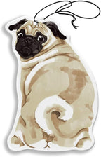 WIRESTER Hanging Air Freshener for Car, Home, Bathroom, Office, Decorative Charm Ornaments, Pug Dog