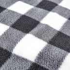 Heated Car Blanket - 12V Electric Travel Blanket for Car, Truck, SUV or RV - Portable Heated Throw for Road Trips, Camping or Winter Emergency Kit for Cold Weather Travel by Stalwart (Black Plaid)