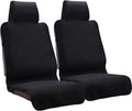 INFANZIA Premium Waterproof Seat Cover Towel Protector Neoprene Universal Fit, Upgraded 100% Washable & Removable Non-Slip Sweat Carseat Towel Covers, Perfect for Gym/Yoga/Workout（Black,2PCS