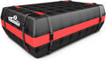THUNDERBAY Car Roof Bag, Rooftop top Cargo Carrier Bag 20 Cubic feet Waterproof for All Cars with/Without Rack, Includes Storage Bag, Anti-Slip Mat, 6 Reinforced Straps, Luggage Lock