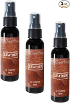 3 Pack - Leather Spray - Leather Scented - Room/car Air Freshener Spray – (3) 2 Ounce Spray Bottles