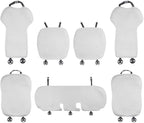 Seat Cover Custom Fit for Tesla Model Y Juniper 2020-2026 Front and Rear Car Seat Cushion Protector Pad Set All Seasons Breathable (Without Logo)