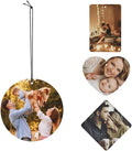 Custom Air Freshener for Car Personalized with Photo Name Air Fresheners, Car Accessories for Men, Family, Gifts, Round