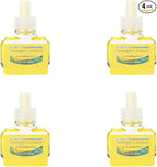 Yankee Candle Sicilian Lemon ScentPlug Refill, Zesty Citrus Essential Oil Air Freshener, Continuous Home Fragrance for Kitchen and Bath, 1 Fl Oz (Pack of 4)