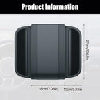 Universal Car Armrest Booster Cushion, 2024 New Memory Cotton Car Armrest Box Pad Auto Center Console Pad, Upgrade Waterproof Car Center Console Cover Pad Elbow Rest Box Covers (Black)