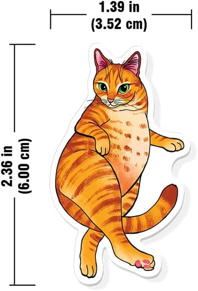 WIRESTER Fresh Scented Car Air Freshener Vent Clip, Decorative Accessories, Interior Decoration for Cars - Cute Animal Butt, Cute Dog Cat, Dog Butt Looking Back, Dog Lying