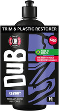 DUB BOYZ Reboot Trim & Plastic Restorer – 16 oz, Restores Faded Surfaces, UV Protection, Water-Resistant Finish, Easy Application for Exterior & Interior Use