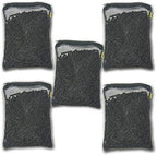 Wave Point 5 lbs Premium Virgin Activated Carbon Charcoal Pellets in 5 Filter Media Bags (Free) for Aquarium Fish Tanks Koi Pond Canister Filter Reef Filters, Air Filter & AC, Total 5 lbs (1 Gallon)