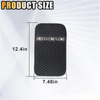 Bling Leather Car Armrest Seat Box Cover, Car Console Armrest Cover with Crystal Rhinestones, Anti-Scratch Waterproof Auto Center Console Protector Cushion Pad for Car SUV Truck (Black)