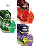 AREON Assorted Air Freshener Flower Scents (12 Pack)