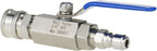 Pressure Washer Ball Valve Kit, NPT 3/8 Stainless Steel High Pressure Shut off Valve with Long Hand and 3/8" Quick Connect for Switching Power Washer Hose/Gun, Foam Cannon, Wand, 2000PSI