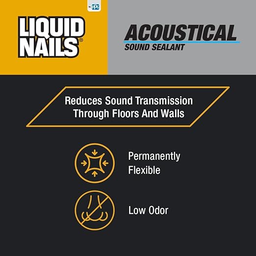 Liquid Nails Acoustical 28 oz. White Interior Sound Reducing Sealant