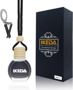 Ikeda Car Air Freshener: Hanging Car Smell Air Freshener | 10ml Round Hanging Car Decoration | Long Lasting Fragrance | For Auto Home | 1pcs (New car)