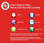Miracle Care Ear Cleaner for Dogs and Cats, 8 Ounce, Reduces Ear Odor and Waxy Build Up, Gentle and Non Staining