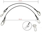 Dog Car Seat Belt Restraint, Sonku 2 Pack Proof Steel Cable Safety Vehicle Belt Fit for Small, Medium, Large, and X-Large Dogs