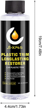 Generic Car Trim Restorer, Automotive Plasticc Restorer, Restore Rubber Plasticc, UV Protective Restorer, Oil Free & Odor Less Restorer, Resist Water & Dirt, Long Lasting 60 ML Restore, 100ml
