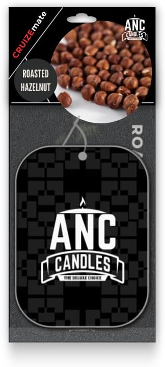 Roasted Hazelnut Car Air Freshener With Odor Eliminator.