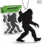 Bigfoot Air Freshener (3 Pack), Funny Sasquatch Car Air Freshener, Hanging Car Scent, Long Lasting Air Freshener for Truck RV, Camping Gift for Men Women