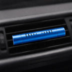 iPick Image for Jeep Car Vent Air Freshener Clip - Official Licensed Blue Aluminum with Adjustable Window + 10 Refill Sticks