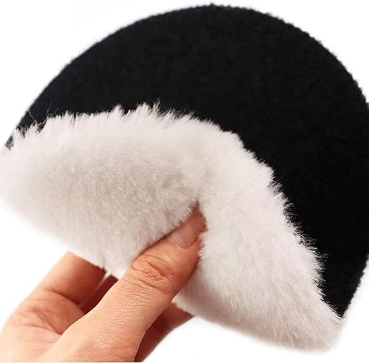 IPELY 7 Pcs 3 Inch Wool Polisher Buffing Wheel Small Buffing Pads for Drill Buffer Attachment with M10 Drill Adapter