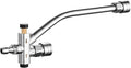 Foam Cannon Dual Connector for Pressure Washers, Double Tip Attachment, 4000 PSI, 1/4'' Quick Connect, Ideal for Car, Motorcycle, Roof, and Driveway Cleaning