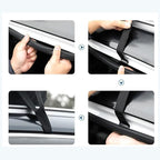 Garvee Foldable Waterproof Car Roof Storage Bag, SUV Truck Rooftop Cargo Carrier with Lock & 6 Straps, 41x35x18 Inch Heavy Duty Luggage Carrier for Travel